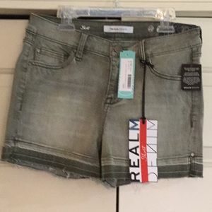 **3 for $20** REALM DENIM Short Shorts. Size 28.